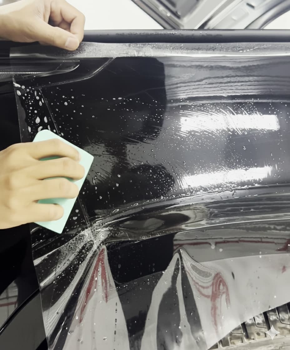 Custom PPF package - door edge and mirror protection